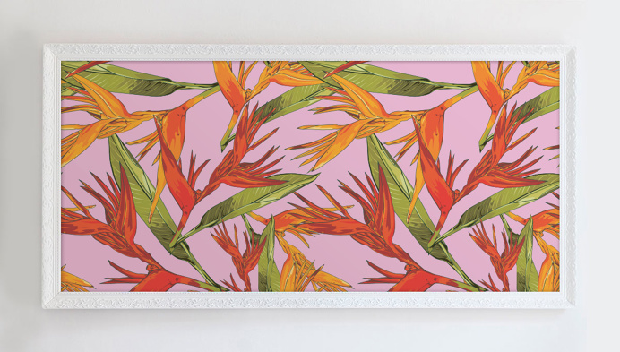Bird of Paradise Pattern by Maria Umiewska