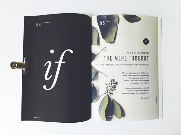 Salt & Wood, Zine. on Behance #print #design #layout
