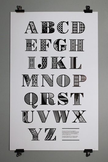 Typography inspiration example #183: Bodoni - Jonny Holmes #type #print #typography
