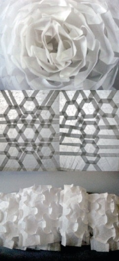 พับ พับ พับ #origami #tessellation