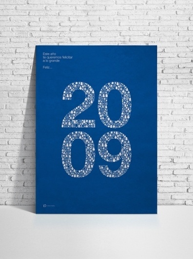 In-Store Media : Gabriel Morales #gabriel #morales #poster #blue #typography