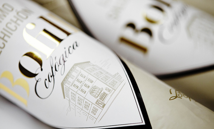bofill ecologica branding packaging meat food package salami carne beautiful gold deluxe luxury business card identity inspire logo logotype