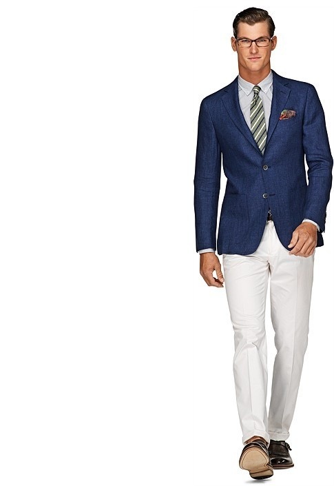 Jacket Blue Plain Havana C542e | Suitsupply Online Store #suit
