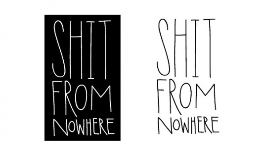 it's me nick v! #logo #zine #typography