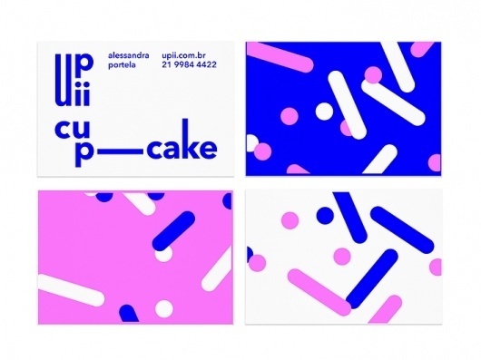 Rejane Dal Bello #bright #business #branding #cupcakes #card