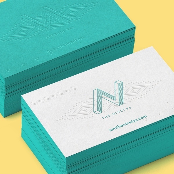 The Ninetys by Anton Burmistrov #logo #card #identity #business