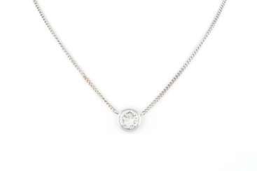 COLLIER MIT BRILLANT-SOLITAIRE