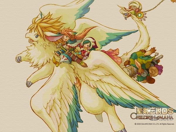 Dawn of Mana Concept Art #dragon #mana #square #flammie #enix