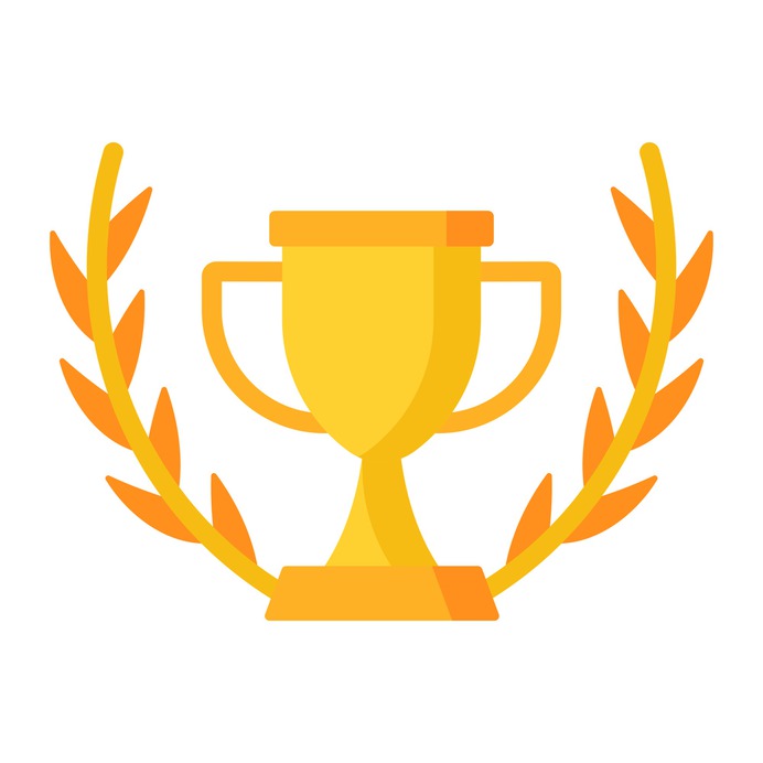 See more icon inspiration related to award, laurel, 1, cultures, art and design, sports and competition, gold medal, olympic games, winner and trophy on Flaticon.
