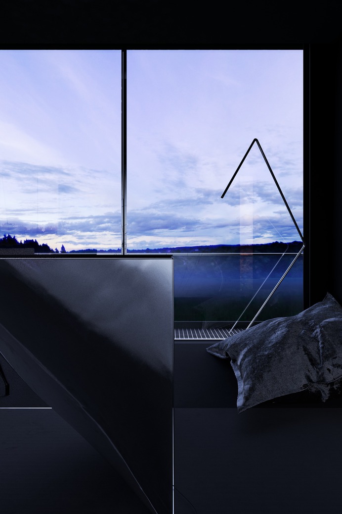 BZF, IH_blackjam, black interior, #architecture #minimalist #minimal #minimalism #black