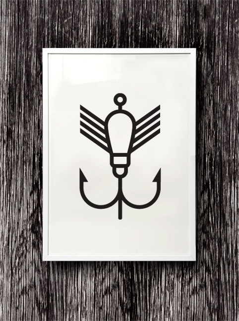 Fish Hook Illustrations - Nicole Yeo #illustration #icons #symbols