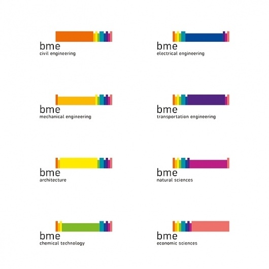 BME / UNIVERSITY LOGO AND PICTOGRAMS REDESIGN on the Behance Network #branding #budapest #university #kovcs #attila #logo