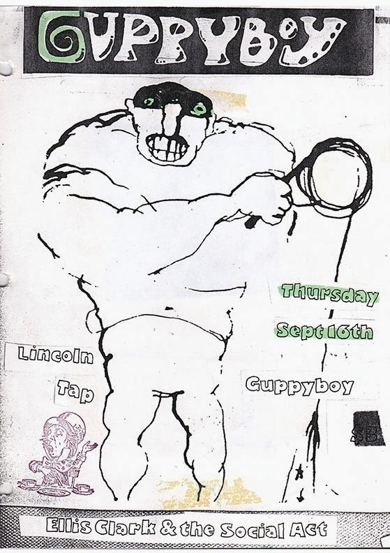 Thursday, April 17, 2014 #guppyboy #silkscreen #poster