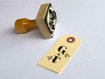 Logo Stamp #stamp #lettering #logo #type #wedding #typography