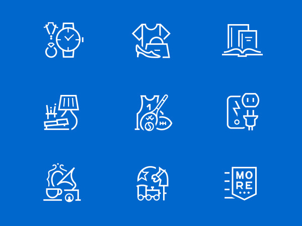 Icons for Value Appraisal App #icon #picto #symbol
