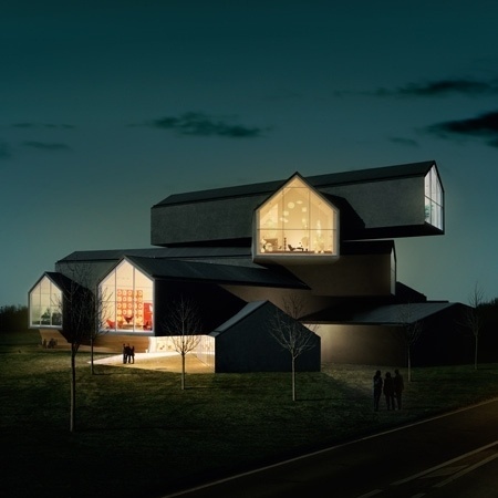 Dezeen » Blog Archive » VitraHaus by Herzog & de Meuron #vitra #archiecture