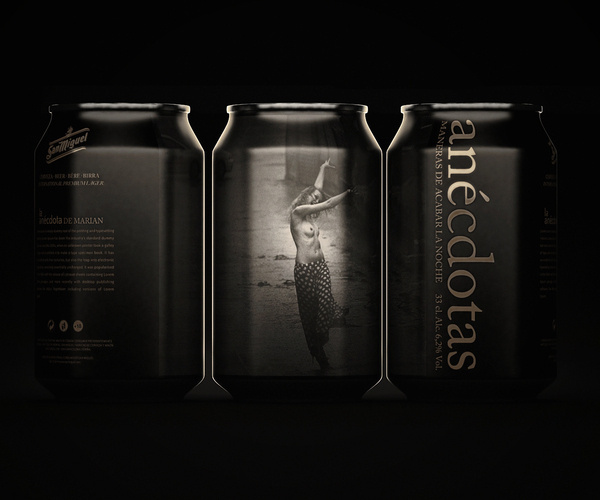 San Miguel Anécdotas #packaging #beer #can #label