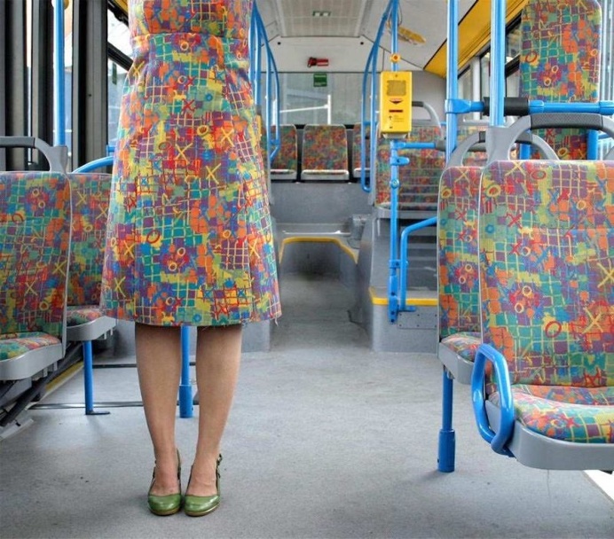 Public Transportation Fabric Series by Menja Stevenson