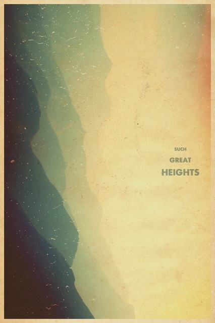 Garrett DeRossett | Work #old #heights #such #design #the #postal #light #service #vintage #poster #art #leak #great #mountains #typography