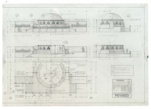 Architecture Photography: Blueprints of the Star Wars Galaxy - Blueprints of the Star Wars Galaxy (164036) - ArchDaily #drawings #wars #star