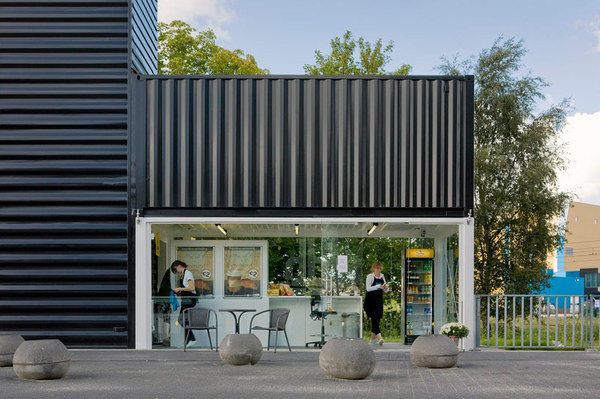 nl architects barneveld noord station designboom #container
