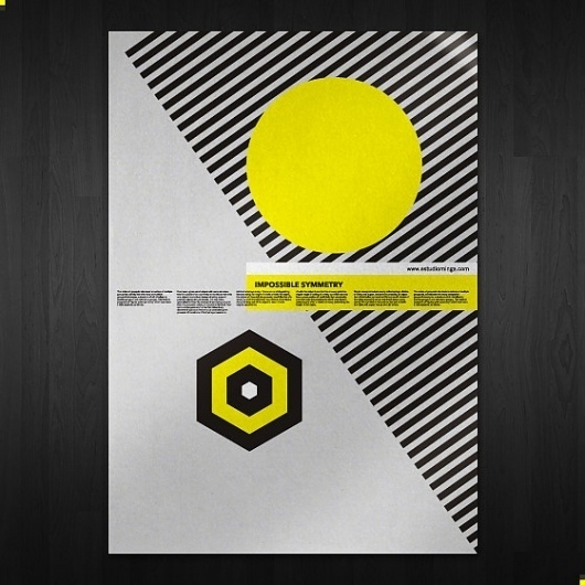 Impossible Symmetry on the Behance Network #poster