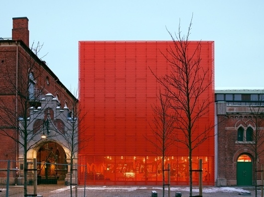 Moderna Museet Malmö | Stockholm Design Lab #swiss #modern #design #orange #environmental #architecture