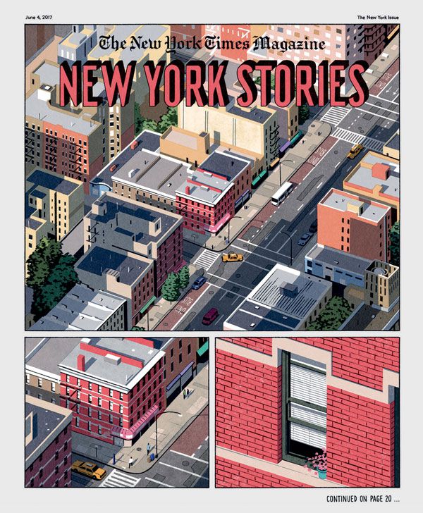 New York Times #newyork #illustration #city #comic #cover #magazine