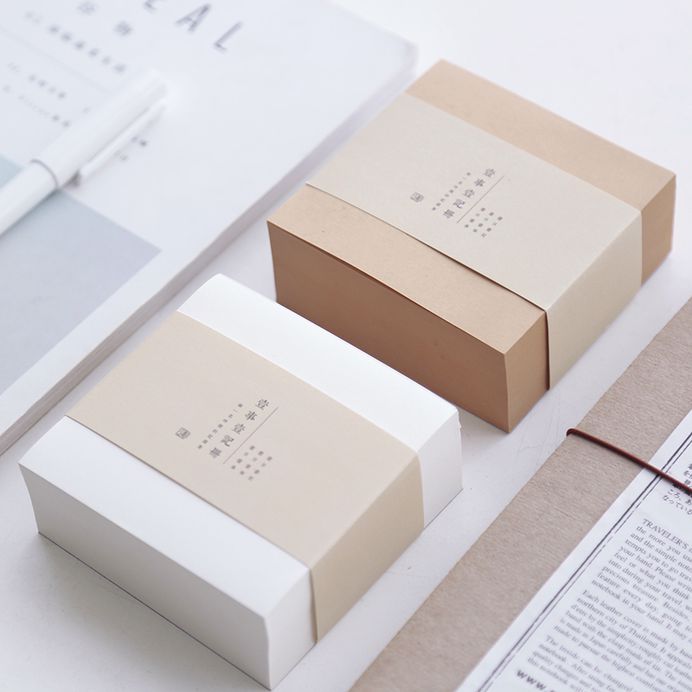 Muji-Style-Kraft-Memo-Pad-Blank-Page-Mini-Notepad-Portable-Sticky-Notes-Post-It-Paper-Bookmark.jpg (800×800)