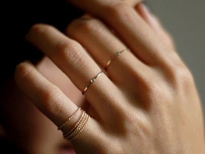 dainty rings! #fashion