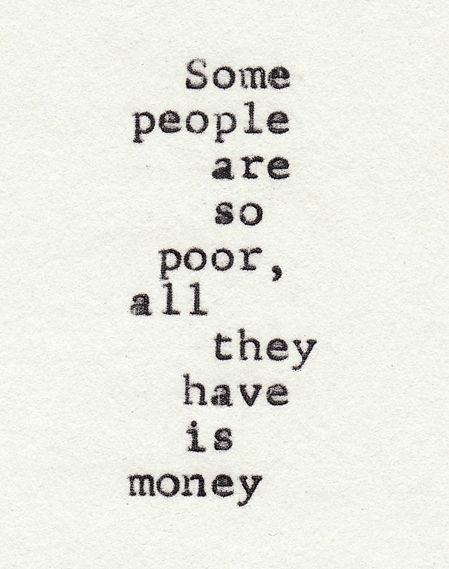 Poor People #quote