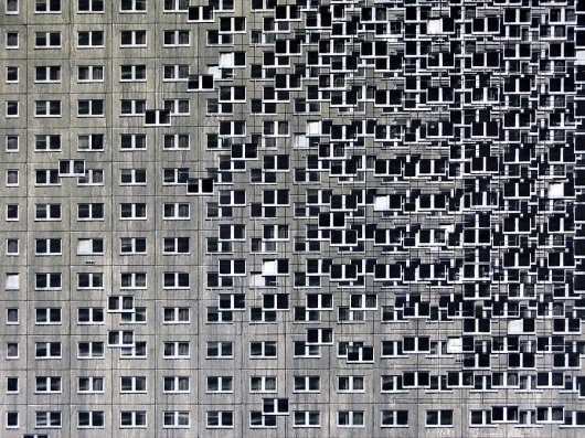 EVOL, Huge 'Buildings' Mural, Paris - unurth | street art #fun #art #street
