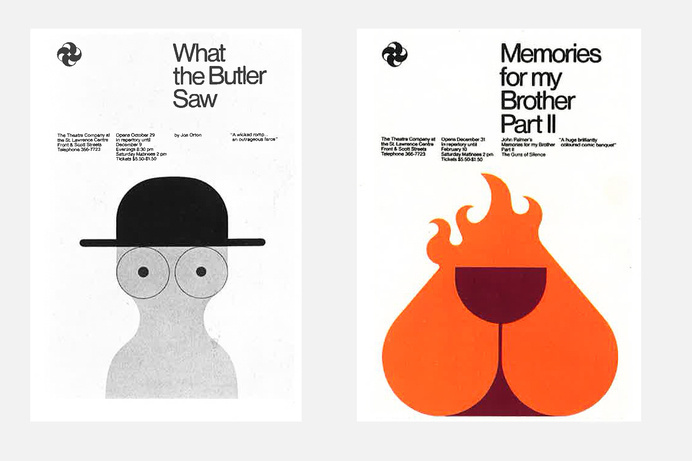 Theatre posters. Gottschalk and Ash, Canada 1975. #design #1970s
