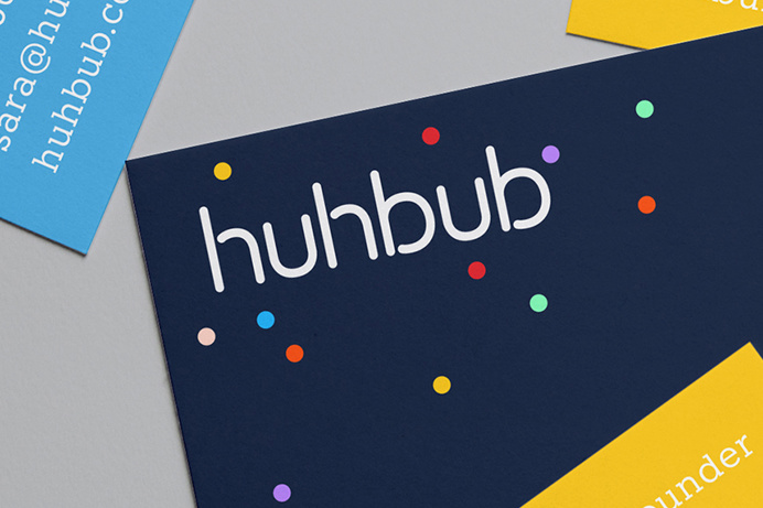 hibhub branding corporate design identity business card logo logotype animated beautiful minimal color colors colorful print website mindspa