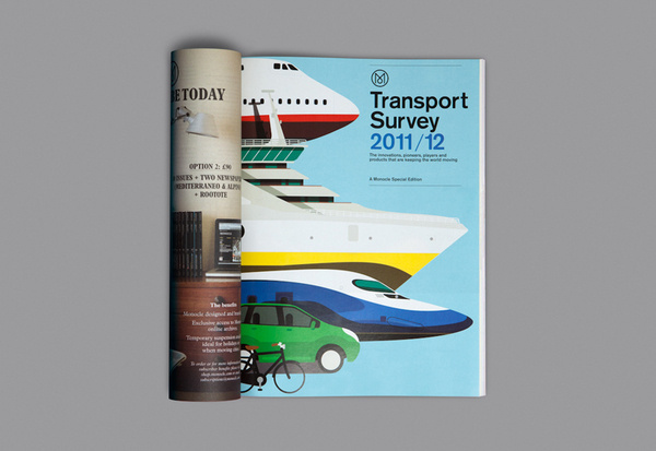 Hey — Monocle Train Station #illustration #layout #graphic #editorial