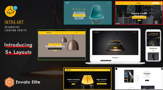 #Intra #Art #Design #Furniture #Home #Decor - #Opencart #Multipurpose #Responsive #Theme | #TemplateTrip #eCommerce #Website #Design #Template