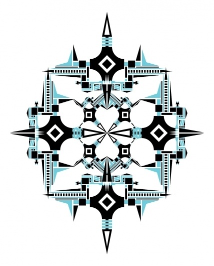 O Açougue De Minhas Próprias Idéias #vector #snow #flake