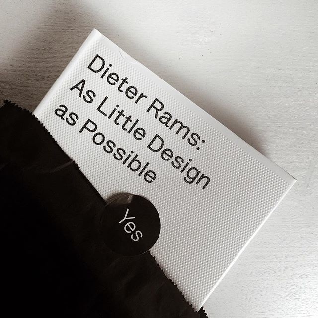 "Good design is as little design as possible." - Dieter Rams (📷 @t___thom) #fylibrary