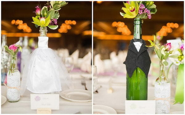 Homemade Wine Bottle Crafts #diy #craft #wine #bottle