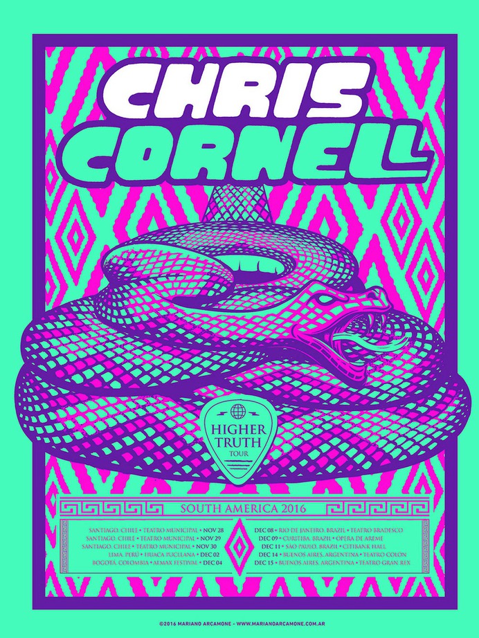 Chris Cornell Gig Posters – Vol. 1