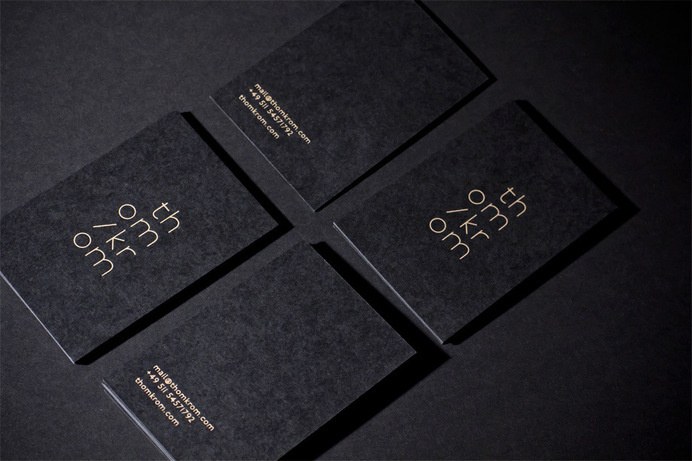 Thom/Krom branding design #visual #identity #branding #stationery