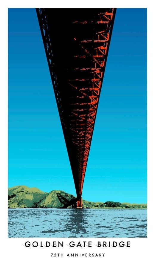 Golden Gate Bridge 75th Anniversary Poster