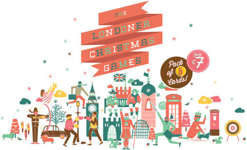 saneandable_londoner_01 #christmas #illustration