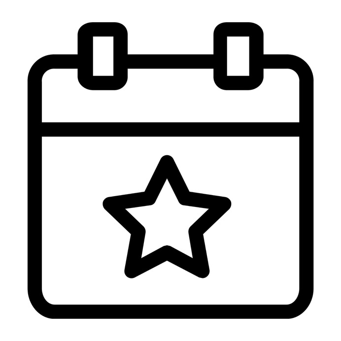 See more icon inspiration related to event, calendar, date, events, schedule, wish list and time and date on Flaticon.