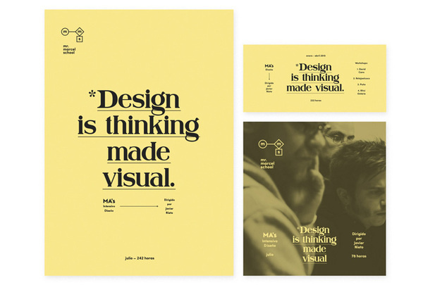 Tata&Friends: Mr. Marcel School Rebrand / on Design Work Life #poster