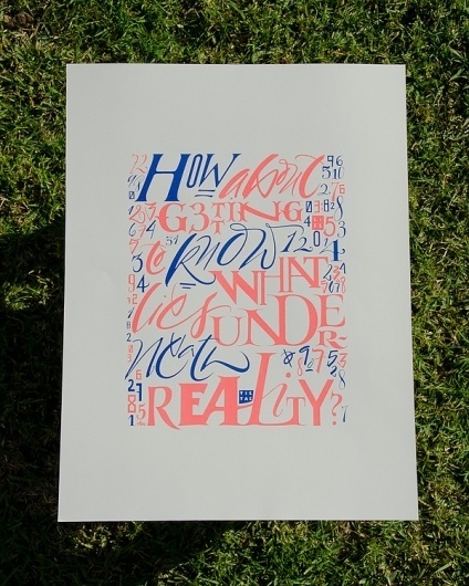 Power in Numbers on the Behance Network #poster #typography