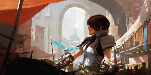 knightress3.jpg (image) #photoshop #color #painting