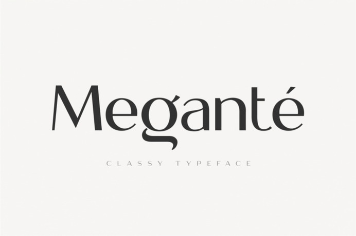 Megante Font - Free Classy Display Typeface