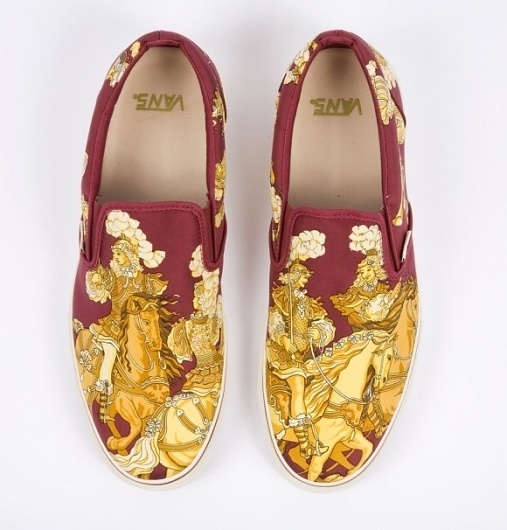 Hermès Custom Vans Slip-Ons « Format Magazine Urban Art Fashion #shoes #vans #herms