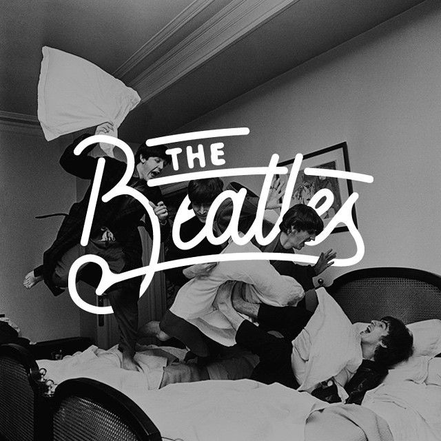 The Beatles - Lettering by author unknown